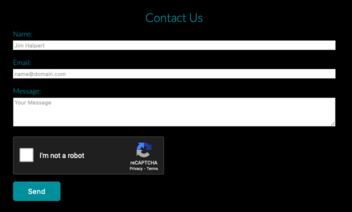 A contact form from this website